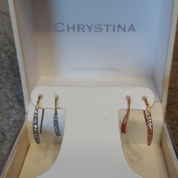 Chrystina Jewelry Chrystina Genuine Crystal Earrings Sale Poshmark